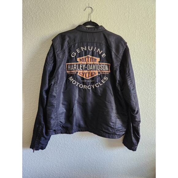 Vintage Harley-Davidson Genuine Motorcycles  Unisex Jacket-LG - Picture 2 of 14